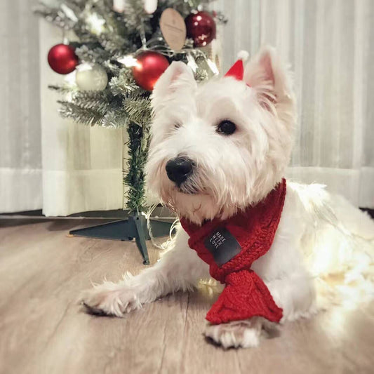 Écharpe Chaude Épaisse pour Chiens - Écharpe Mignonne pour Animaux
