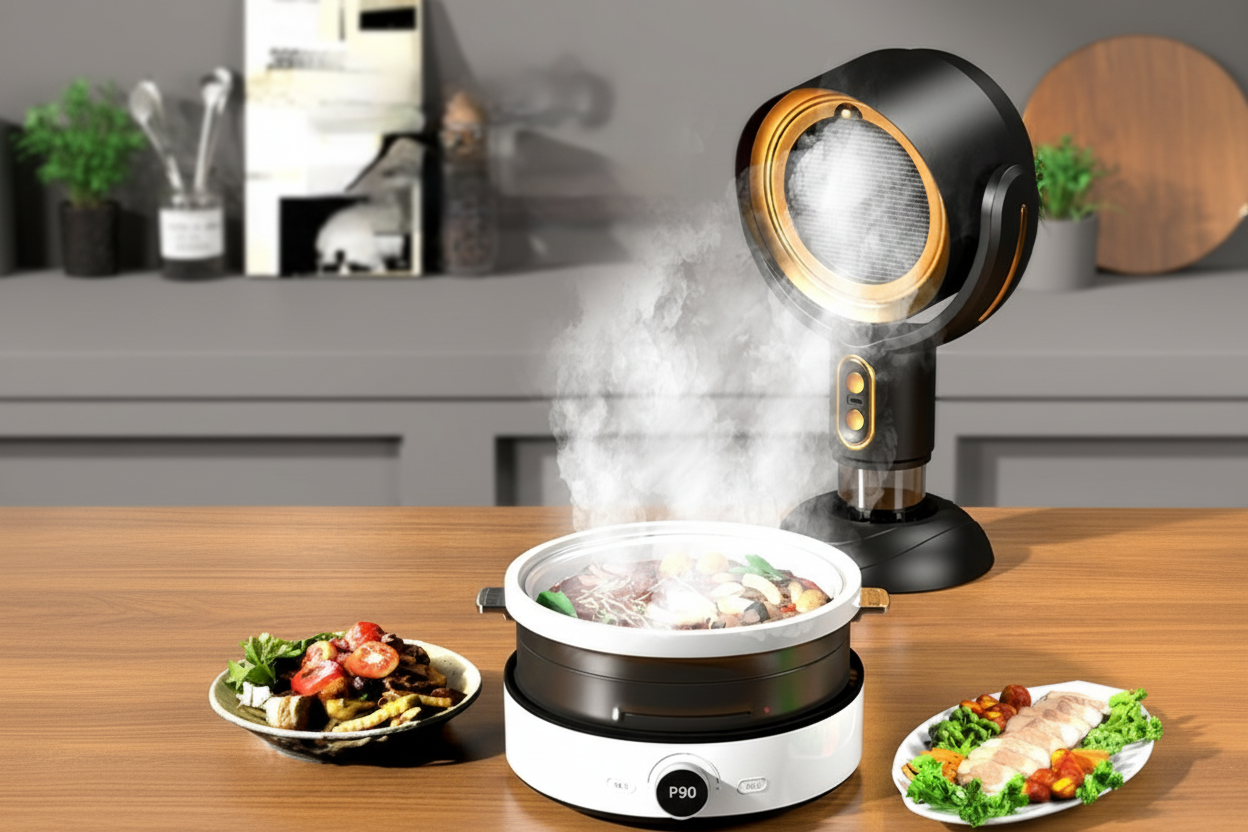 Éliminateur de Fumée de Hotte de Table Portable
