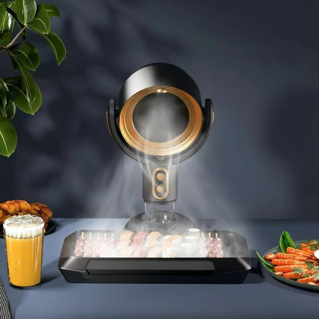 Éliminateur de Fumée de Hotte de Table Portable