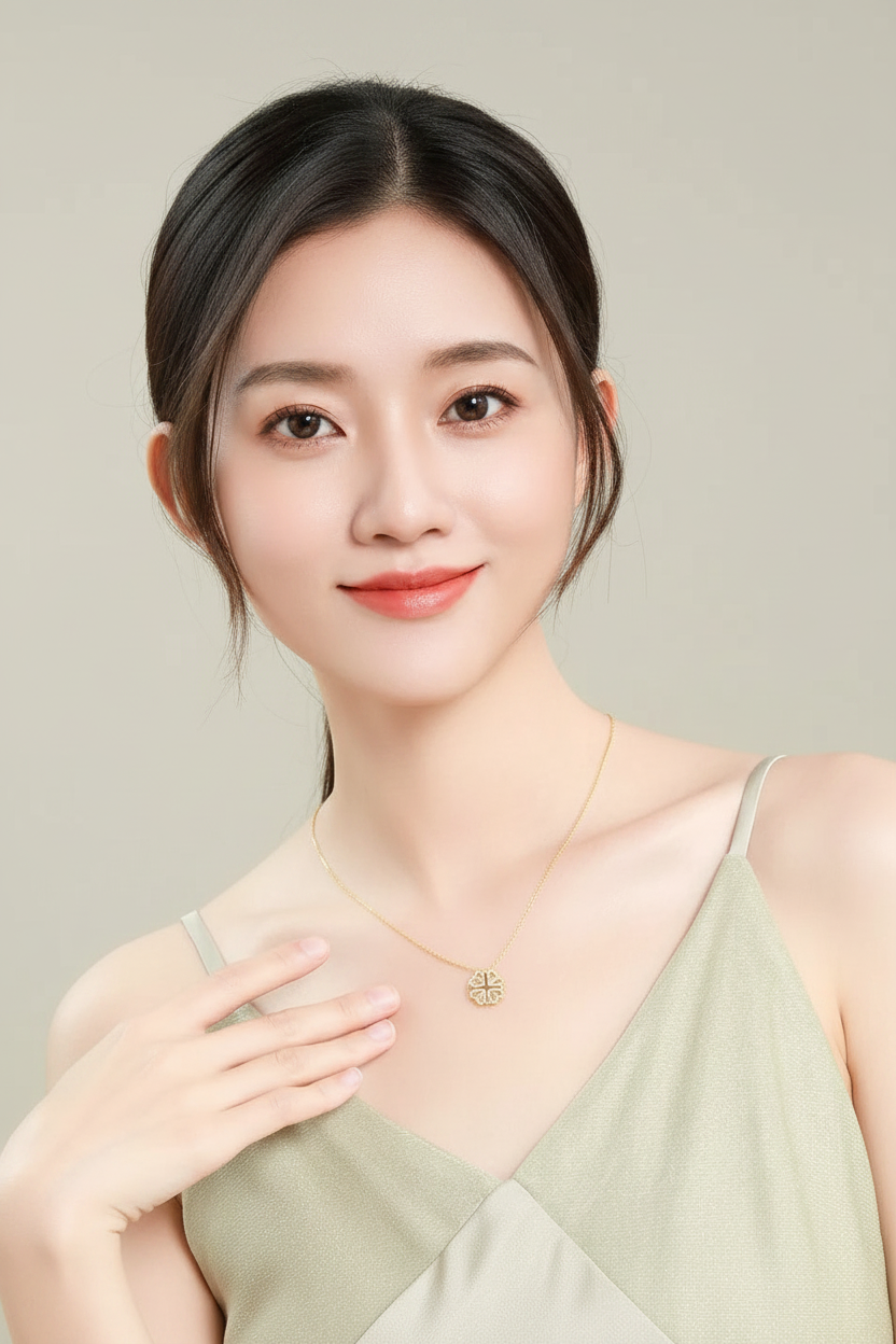 Magnetic Folding Heart Pendant Necklace