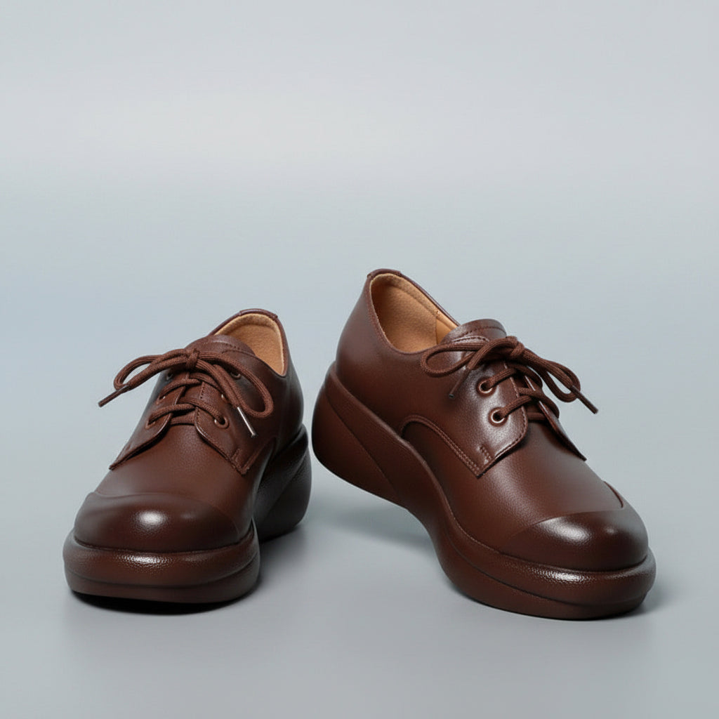Chaussures correctrices en cuir souple pour femmes