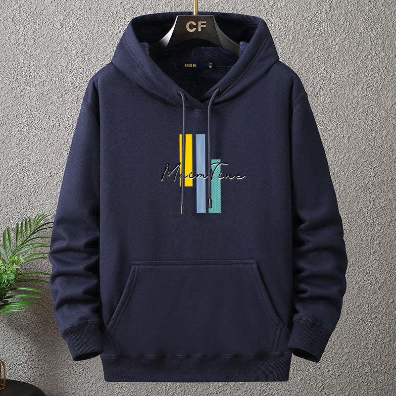 Sweat à Capuche en Polaire Épaisse pour Hommes