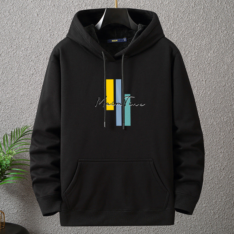 Sweat à Capuche en Polaire Épaisse pour Hommes